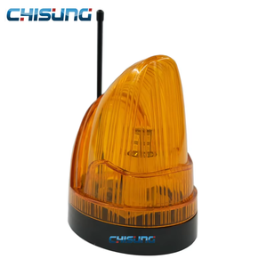 CHISUNG Lampe d'avertissement clignotante LED sans fil <span class=keywords><strong>pour</strong></span> ouvre-porte <span class=keywords><strong>automatique</strong></span> AC/DC 12-265V Lampe d'alarme universelle avec antenne - Product Image 3