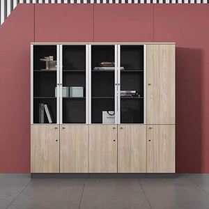 Furniture: Office Floor-<b>standing</b> Filing Wooden Office Aluminum Alloy Storage File Cabinets - Product Image 3