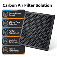 Filter Udara Karbon Aktif Sarang Lebah Filter Karbon Aktif Batok Kelapa Panel Filter Karbon Aktif Menghilangkan Bau Asap VOC