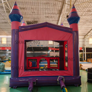 Castillo Inflable Comercial para Exteriores, Castillo <span class=keywords><strong>de</strong></span> Brincos para Fiestas, Castillo Inflable para Niños Pequeños, Casa <span class=keywords><strong>de</strong></span> Brincos Inflable con Soplador - Product Image 5