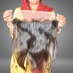 Extensions de cheveux indiens Remy Deep Wave 13x6, double trame machine, cuticules alignées, cheveux vierges bruts, à clipser, 100g, toutes les couleurs disponibles - Product Image 1