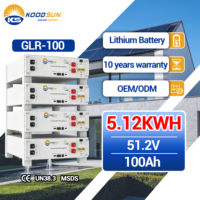 Stackable Solar Battery 51.2V 100Ah Match With Solis Hybrid Inverter For Home Energy Storage Solution