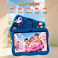 Nouvelle tablette éducative pour enfants astronautes de l'école primaire, 7 pouces HD, MTK Android 12, 2 Go de RAM, 32 Go de stockage, avec fonctionnalités sur le thème des planètes, Wi-Fi, GPS et reconnaissance faciale