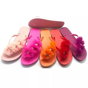 दैनिक उपयोग फ्लिप-फ्लॉप महिलाओं फ्लैट सुंदर pcu देवियों जूता गर्मियों डिजाइन फूल महिलाओं के जूते
