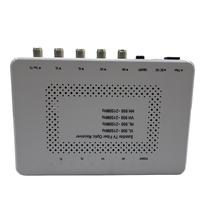 Receptor de TV satelital Greatwaytech Digital FTA, transmisor y receptor RF de fibra óptica, receptor ONT DTH hecho de plástico