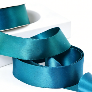 Custom Craft Printing OEM Double Faced Polyester Satin <b>Ribbon</b> 196 Colors Wholesale for Luxury Cosmetic & Apparel Accessory - Product Image 6