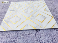 Mur et chambre à coucher en céramique, carreaux de sol de luxe, décoratifs, motif à jet d'eau en marbre, cuisine, salon, art créatif, 3d