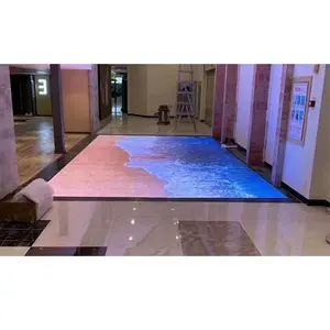 Outdoor Waterproof Interactive Outdoor Glass System Complete Stage Digital Video Wall Dance Floor Tile Led Displays Screen