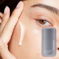 Sérum Lacté Visage Végétalien Naturel Réparateur de Barrière Cutanée à la Vitamine E et Céramide, Anti-Rides et Resserre les Pores, OEM ODM