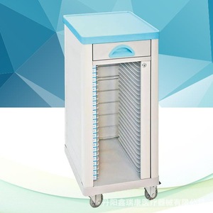 Hospital Medicine File Cart Nurse Medical <strong>Document</strong> Cabinet Patient File <strong>Trolley</strong> - Product Image 3