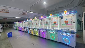 Machine à griffes écoénergétique pour les marques d'arcade premium américaines, jeu de loisirs, machine à griffes à vitesse réglable - Product Image 3