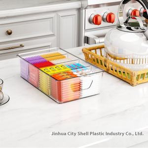 Contenedor de Plástico Moderno de 3L para Organización de Cocina, Almacenamiento de <span class=keywords><strong>Frutas</strong></span> y Verduras, Caja de Almacenamiento para Refrigerador y Congelador, Tipo Caja de Huevos Dividida - Product Image 4