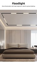 Alimentation à découpage pour rail magnétique en aluminium DC48V, transformateur de tension constante pour éclairage commercial, compatible avec éclairage LED dimmable