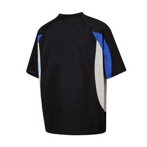 特色复古运动足球服休闲图案定制足球服定制标志网眼t恤 - Product Image 6