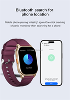 SW01 Tendance Nouveau Montre Intelligente Ultra Fine de 2,04 pouces avec Musique et Fréquence Cardiaque, Montre de Mode pour Femme