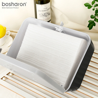 Porte-boîte à mouchoirs mural de grande capacité porte-serviettes carré en tissu cuisine toilette Z/m/n boîte distributrice de serviettes en papier pliable