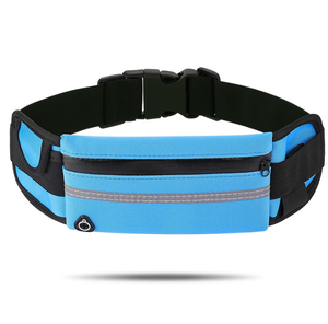 Riñonera de poliéster a prueba de agua unisex, cinturón deportivo con cierre de cremallera para viajes y camping, embalaje directo para hombres y mujeres - Product Image 5