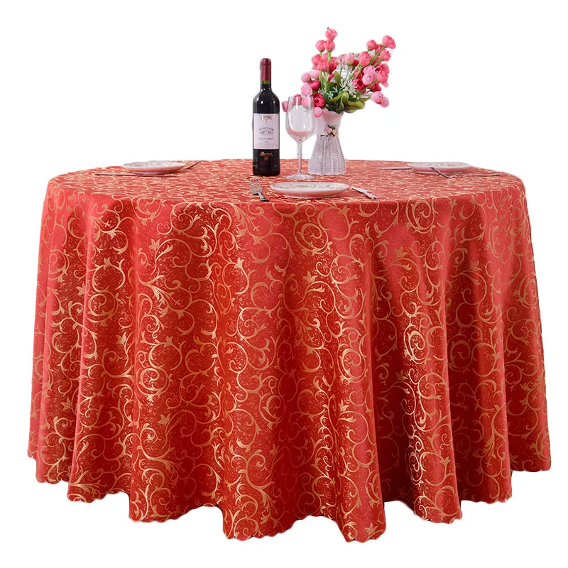Wedding banquet decorative 120inch round table clothes