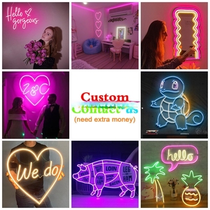 Enseigne lumineuse personnalisée Better Together Happy Birthday Led Letter Grands mariages Enseigne murale Bar Party Decor 45cm 60cm - Product Image 4