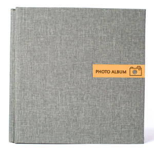 อัลบั้มรูปงานแต่งงานแบบทำมือ ปกผ้าลินิน 9 สี แบบติดกาวเอง ขนาด 4R ใส่รูปได้ 120 รูป 20 แผ่น หน้าสองด้าน ขนาด 27*28 ซม. สำหรับ DIY ขายส่ง - Product Image 5