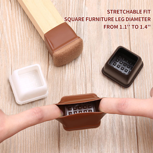 Miếng Lót Chân Ghế Hình Tròn & Hình VUÔNG Miếng Bảo Vệ Sàn Bọc Chân Ghế Chống Trượt Miếng Bọc Bảo Vệ Đồ Nội Thất - Product Image 2