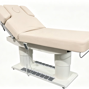 Table de massage et de soin du visage de luxe avec 4 moteurs pour salon de beauté et extension de cils - Product Image 1