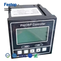 Transmitter Meter Layar Digital 4-20mA/RS485 Output Online Set Lengkap Dapat Disesuaikan PH-6800 Monitor Air Sensor PH/ORP