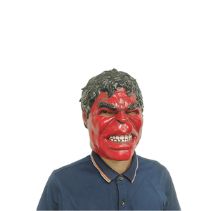 Al por mayor látex rojo <span class=keywords><strong>Hulk</strong></span> casco máscaras realistas Cosplay nuevo Avenger superhéroe disfraz para fiesta de Halloween - Product Image 2