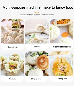 JUYOU <span class=keywords><strong>Mini</strong></span> Procesadora Automática Para Máquina de Empanada de Acero Inoxidable 110V 220V Dumpling Skin Press Wrapper Making <span class=keywords><strong>Mac</strong></span> - Product Image 4