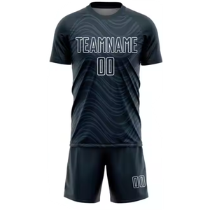 เสื้อฟุตบอลโพลีเอสเตอร์ 100% แบบสั่งทำพิเศษ พร้อมบริการ OEM ระบายอากาศได้ดี นุ่ม ยืดหยุ่น แห้งเร็ว ป้องกันแบคทีเรีย ชุดกีฬาฟุตบอล - Product Image 2