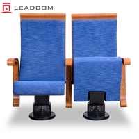 Chaise de théâtre ergonomique pliable LEADCOM LS-18608 pour auditorium commercial européen, salle de concert, projet scolaire