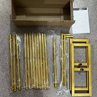 Support de fond en arche carrée en acier pour décoration de guirlande de fête d'anniversaire et accessoires de décoration de mariage