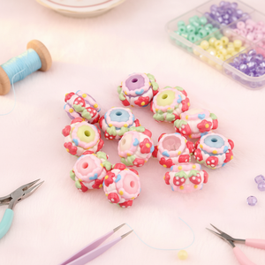 Duolang - Accesorios Personalizados Pintados a Mano con Cuentas, Cadena Colorida para Teléfono Móvil, Llavero, Colgante, Cuentas de Acrílico, Plástico y Lucite para Manualidades - Product Image 6