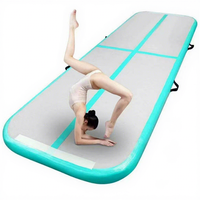 Tapis de yoga gonflable en PVC – Option personnalisée portable et étanche pour gymnastique, danse, taekwondo, arts martiaux, matelas pneumatique pour figures acrobatiques