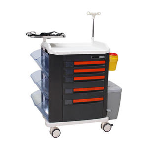 Mt EHBO ABS Stalen Noodverpleging Trolley Medische Kar Voor Patiënt Redding - Product Image 1