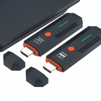 50m Kablosuz HDMI Uzatıcı 1080P HDMI Verici Alıcı Seti 5.8G Tak ve Çalıştır Ekran Dongle'si PC Monitör TV için