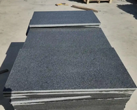 Carrelage en granit naturel moderne G654, gris foncé flammé, écologique, pour la décoration des escaliers