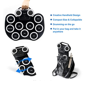 Regalo de promoción digital <span class=keywords><strong>Pearl</strong></span> Drum Set de batería electrónica <span class=keywords><strong>profesional</strong></span> Set completo - Product Image 6