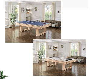 Mesa <span class=keywords><strong>de</strong></span> <span class=keywords><strong>Juego</strong></span> Combinada 3 en 1 <span class=keywords><strong>de</strong></span> 7 pies/8 pies, Mesa <span class=keywords><strong>de</strong></span> Billar/<span class=keywords><strong>Ping</strong></span> <span class=keywords><strong>Pong</strong></span>/Comedor para Entretenimiento en el Hogar - Product Image 5