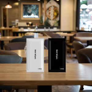 批发定制自有品牌独立包装香薰湿巾，适用于餐厅洗手、洗脸、身体清洁 - Product Image 4