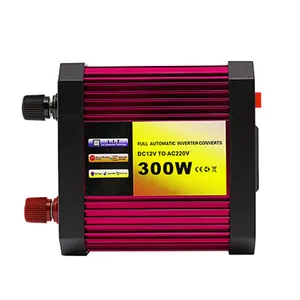 יעילות גבוהה 300W DC 12V 24V 48V ל-ac 220V 110V שמש רשת סינוס טהור גל כוח מהפך