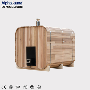 Sauna cuadrada de madera barata para el hogar, sauna al aire libre para hotel, sauna de leña popular - Product Image 6
