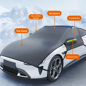 Housse de voiture en tissu Oxford toutes saisons, protection contre le froid, <span class=keywords><strong>pare</strong></span>-<span class=keywords><strong>brise</strong></span>, capot moteur, <span class=keywords><strong>pare</strong></span>-<span class=keywords><strong>brise</strong></span>, protection contre le gel, housse de protection de carrosserie - Product Image 1