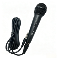 Microphone dynamique portable filaire en métal JINJUE PD-525 pour scène, karaoké, conférence, discours
