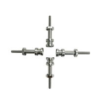 Vis à épaule multi-étages en acier inoxydable 304 non standard, goupille de positionnement à tête hexagonale, fixation usinée par tournage CNC