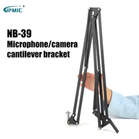 Supports et supports en porte-à-faux de bureau universels Support pour personne paresseuse Réglage à 360 degrés Support pour microphone de téléphone Support pour bras de caméra