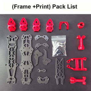 ชุดโครง MARK4 Mark HD 5นิ้ว240มม. 3K คาร์บอนไฟเบอร์5มม. แขนสำหรับโดรนแข่งขัน FPV RC Quadcopter DIY ฟรีสไตล์พร้อมพิมพ์ชิ้นส่วน - Product Image 6