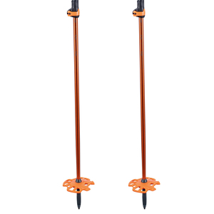 Bastones <span class=keywords><strong>de</strong></span> <span class=keywords><strong>Esquí</strong></span> <span class=keywords><strong>de</strong></span> Fibra <span class=keywords><strong>de</strong></span> Carbono y Aluminio 7075 <span class=keywords><strong>de</strong></span> Longitud Fija, Empuñadura con Raspador, Punta <span class=keywords><strong>de</strong></span> Carburo, 145 cm, para <span class=keywords><strong>Esquí</strong></span> Alpino y <span class=keywords><strong>de</strong></span> Montaña - Product Image 4
