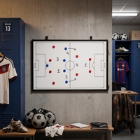 Compra al por Mayor de Tablero de Estrategia de Fútbol de Alta Calidad, Montado en la Pared, con Marco de Aluminio Resistente, Tablero de Instrucción para Entrenador, OEM