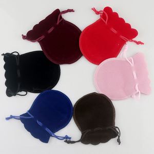 Sac à cordon en velours personnalisé avec logo, nouvelle mode, vente chaude, pour bijoux et montres, idéal pour cadeaux de mariage/Noël - Product Image 3